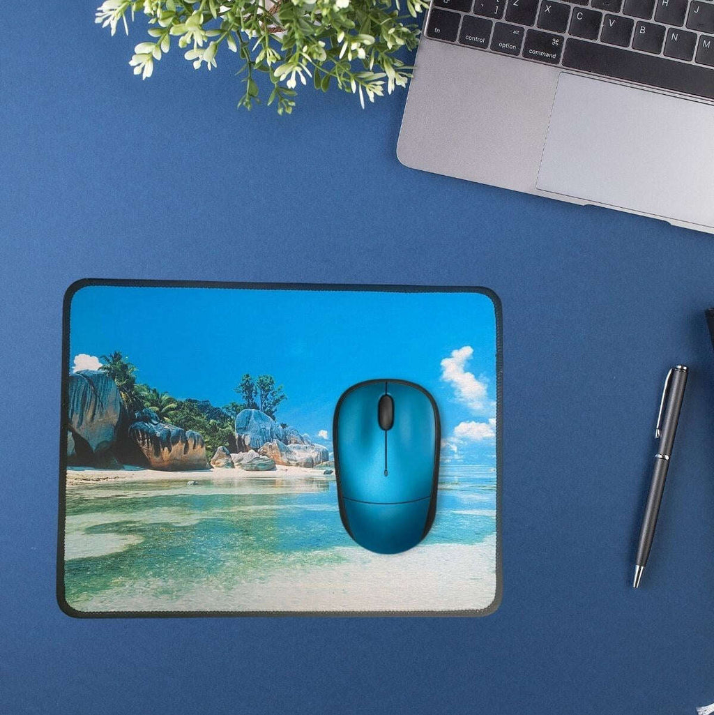 GENEL® 25x32 cm Küçük Boy Mouse Pad Manzara Ada - UcuzaGeliyor