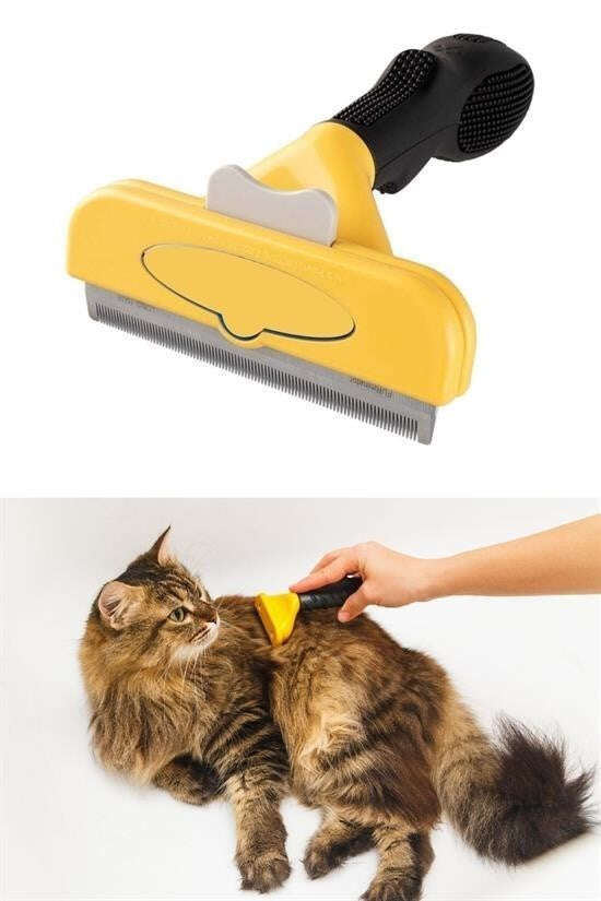 GENEL® Kedi ve Köpekler İçin Kısa Tüylü Köpek Tarağı Tüy Toplayıcı Tarak Large - UcuzaGeliyor