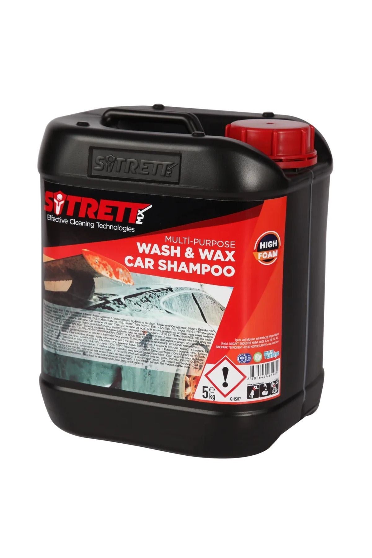 Cilalı Oto Şampuanı Boya Korumalı 5 Kg