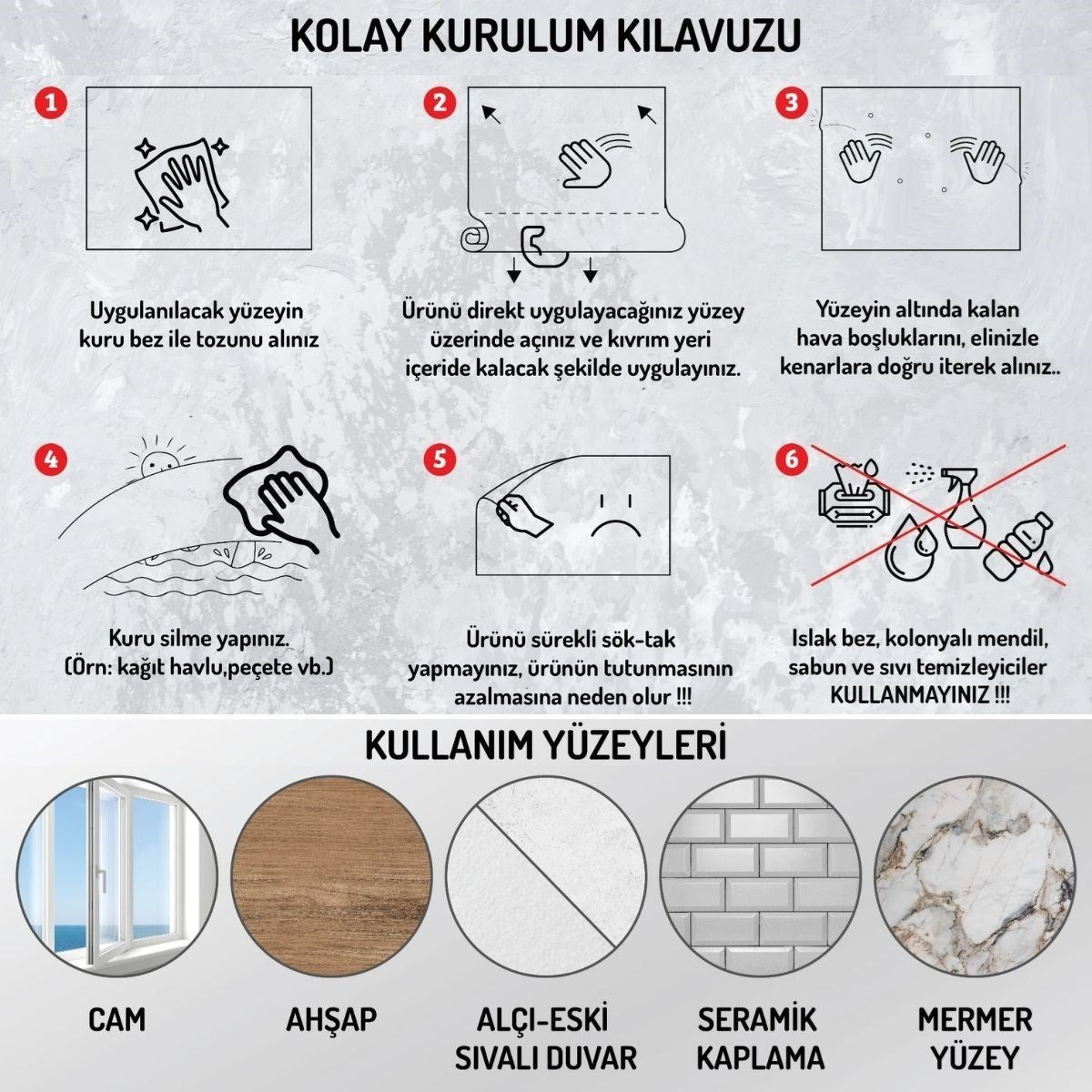 GENEL® 100x100cm Statik Kağıt Renkli Çarpım Tablosu - UcuzaGeliyor