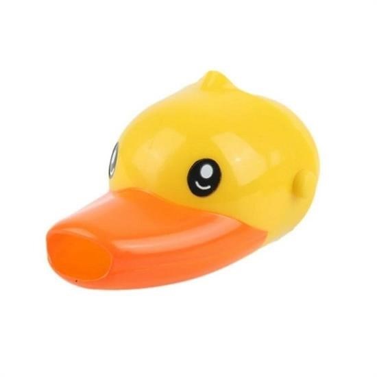 GENEL® Çocuklar İçin Eğitici ve Güvenli Musluk Uzatıcı Genişletici Başlık Aparatı Ördek Figürlü - UcuzaGeliyor