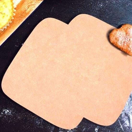 50 Adet Air Fryer Pişirme Kağıdı Tek Kullanımlık Yağ Su Geçirmez Yapışmaz Deliksiz Düz Kare Model - UcuzaGeliyor