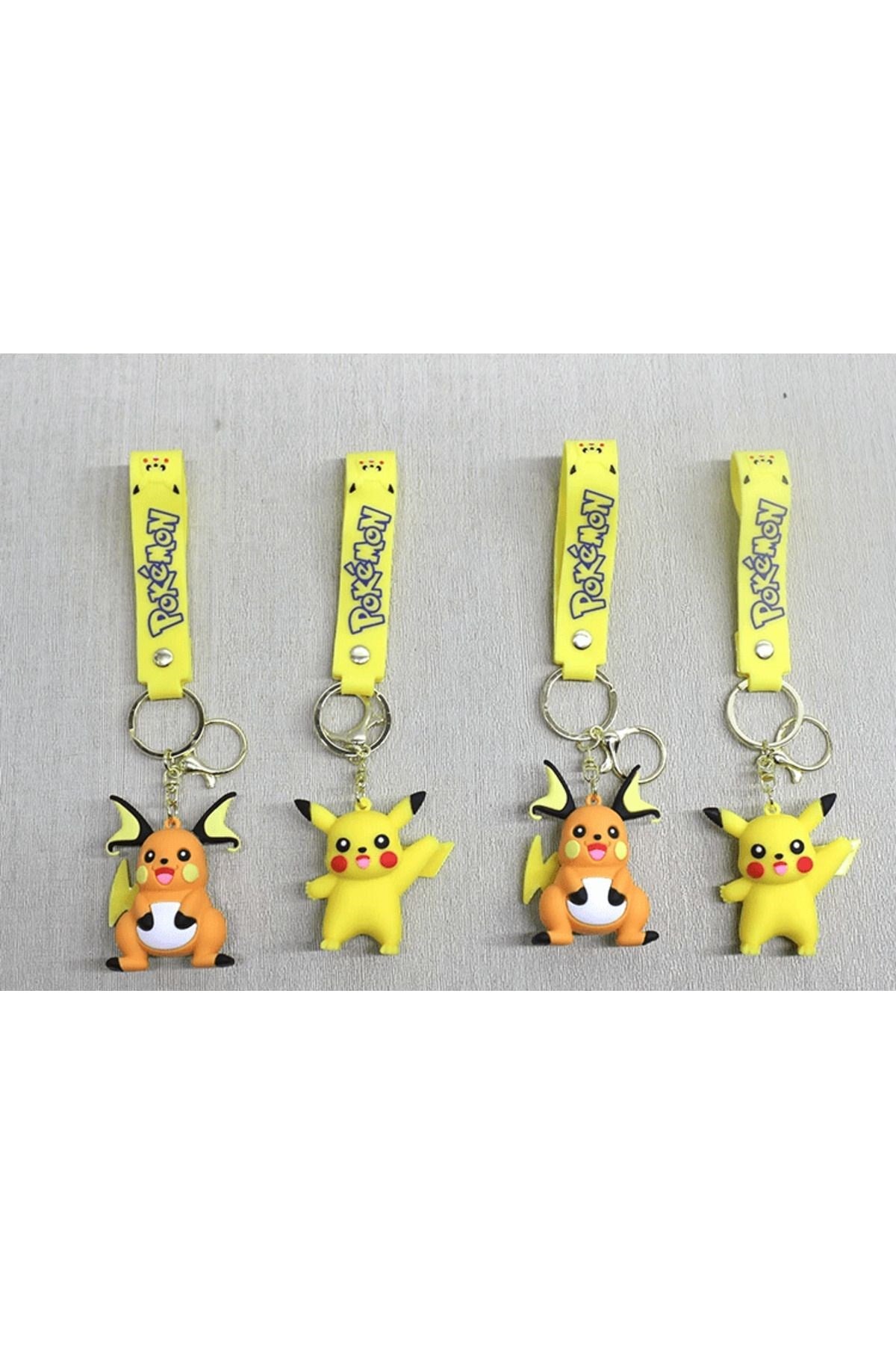 Pikachu Silikon Anahtarlık | Karakter Figürü Alk4252 | Lisinya - UcuzaGeliyor