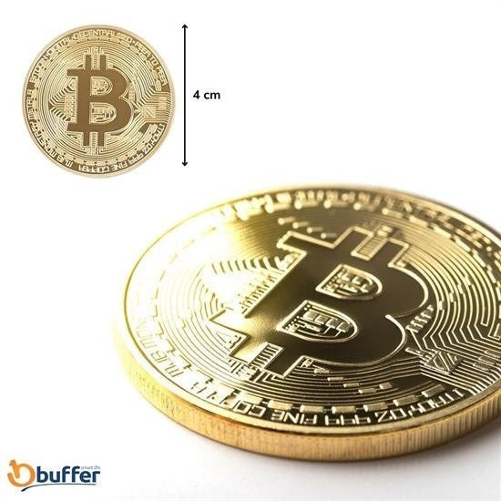 GENEL® Bitcoin Madeni Hatıra Parası Madeni Bitcoin Hediye Sikke Para - UcuzaGeliyor