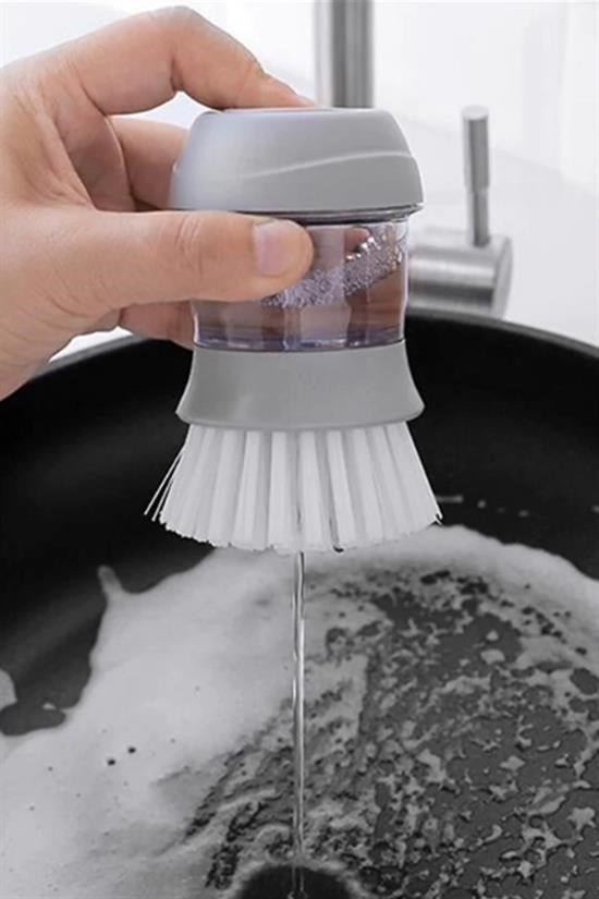 BUFFER® Deterjan Hazneli Kolay Bulaşık Yıkama Fırçası Bulaşık Sünger