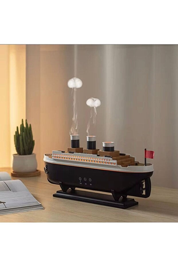 sonx Titanic Gemi Hava Nemlendirici Fonksiyonlu Buhar Makinesi Kumandalı