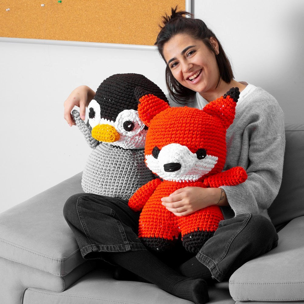 Loren Penye Kumaş El Örgü İpi Bebe Sarı - 44 - 33473