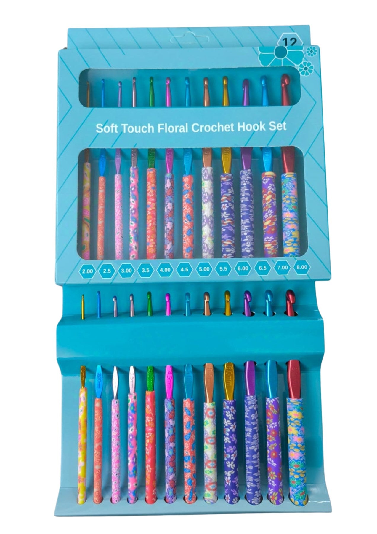 Yün Tığ Set Desenli 12 Adet - UcuzaGeliyor