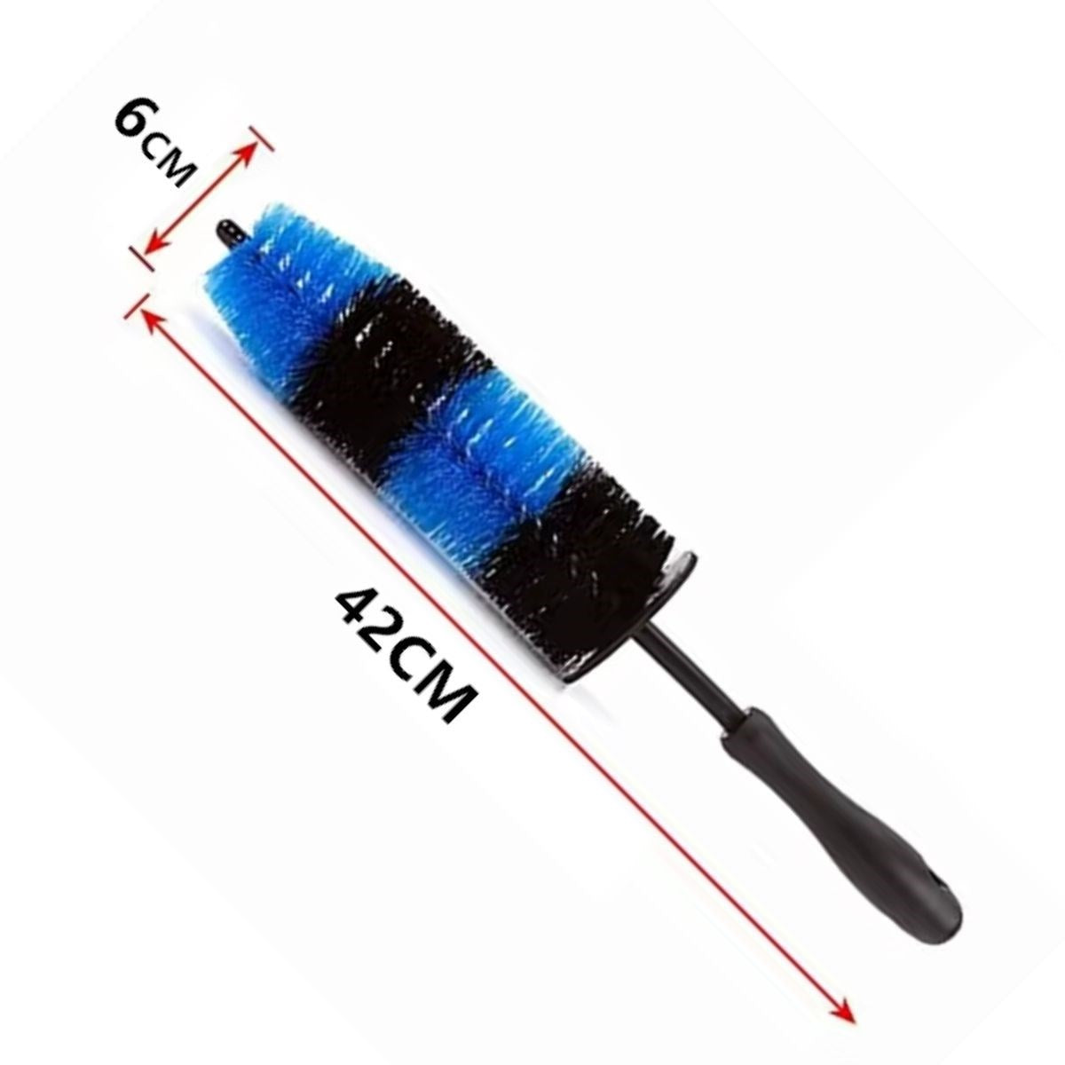 Ergonomik Saplı Jant ve Lastik Temizleme Fırçası - Araç Detay Temizliği İçin Güçlü Kıllı Detay Fırçası