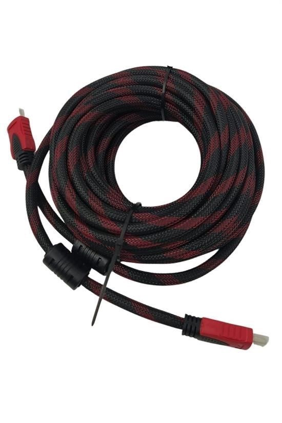 GENEL® HDMI Kablosu HDTV Bilgisayar Uydu Görüntü Ses Full HD Sargılı Görüntü Aktarma Kablosu - UcuzaGeliyor