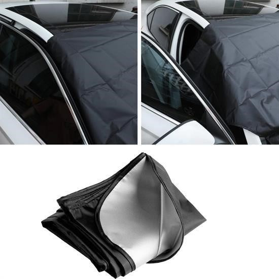 BUFFER® Kar Buz Önleyici Örtü  Araç Oto Ön Cam Koruyucu Branda