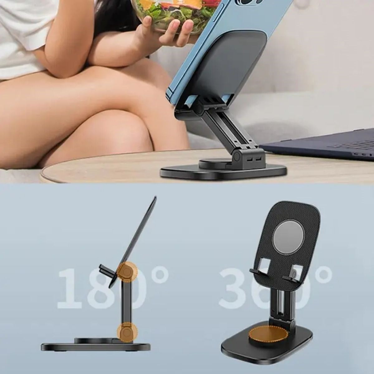 GENEL® 360 Döner Masaüstü Mobil Telefon Tutucu Standı - UcuzaGeliyor