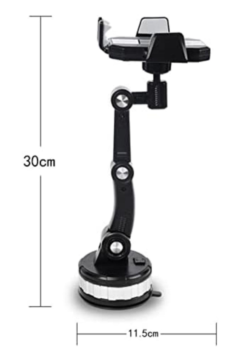 BUFFER® Jel Vantuzlu Cama Takılabilen Güçlü 360 Derece Dönebilen Ayarlanabilir Araç Içi Vantuzlu Telefon Tutucu