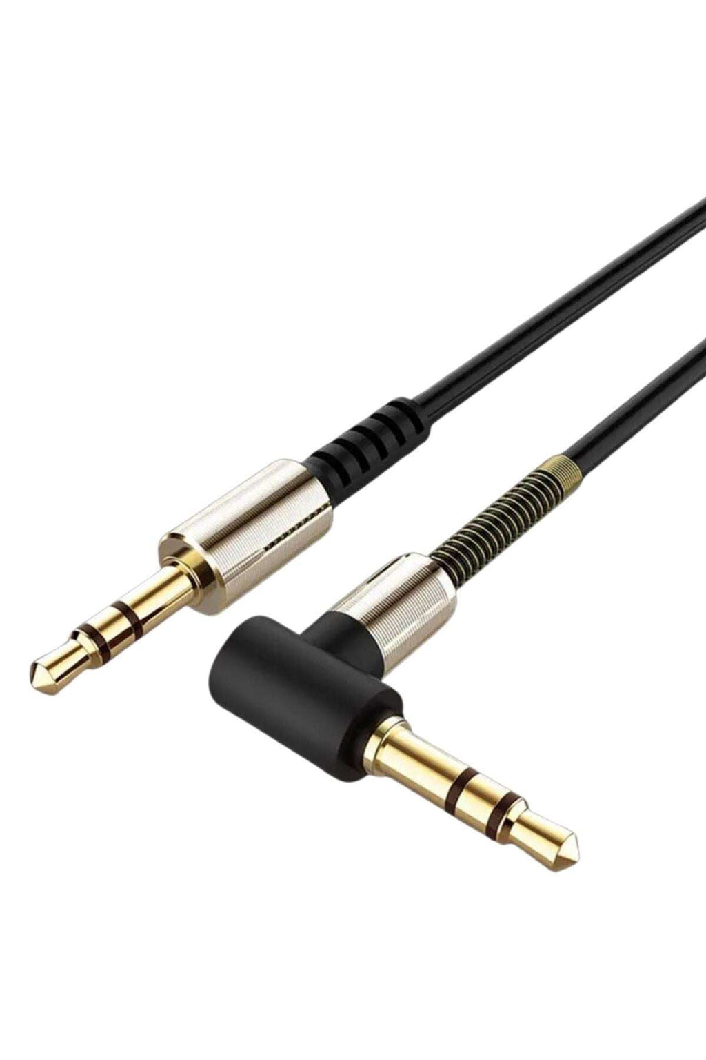 GENEL®  3.5mm AUX Kablosu Jak Erkek Erkek L Tipi 1 Metre Ses Aktarım Kablosu - UcuzaGeliyor
