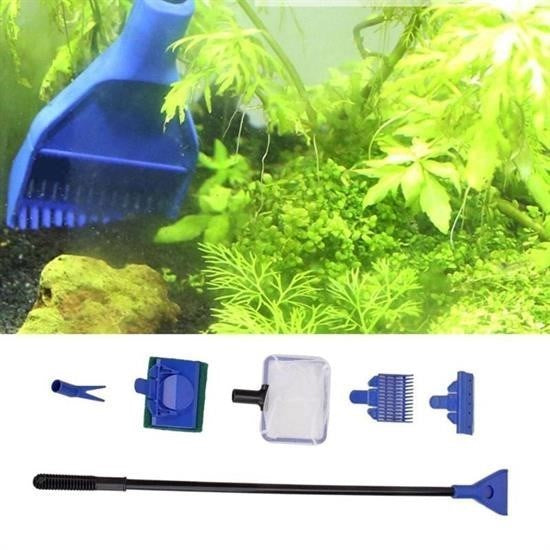 BUFFER® 5 in 1 Akvaryum Tankı Temizleme Seti Akvaryum Balığı Bakım Seti