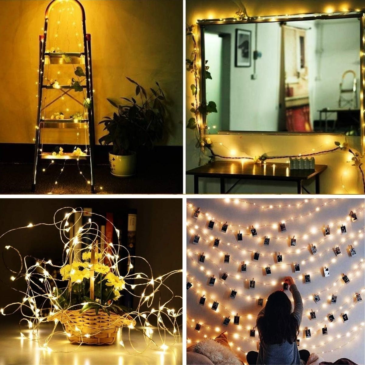 Sarı Peri LED Flaşlı Işık - 3 Metre Dekoratif Oda ve Organizasyon Aydınlatması