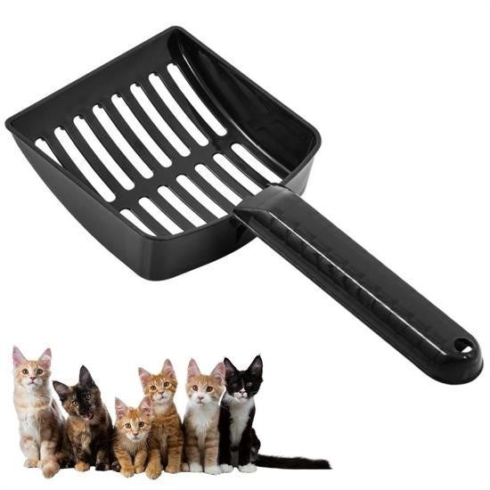 GENEL® Plastik Evcil Hayvan Kedi Kumu Temizleme Eleme Küreği - UcuzaGeliyor