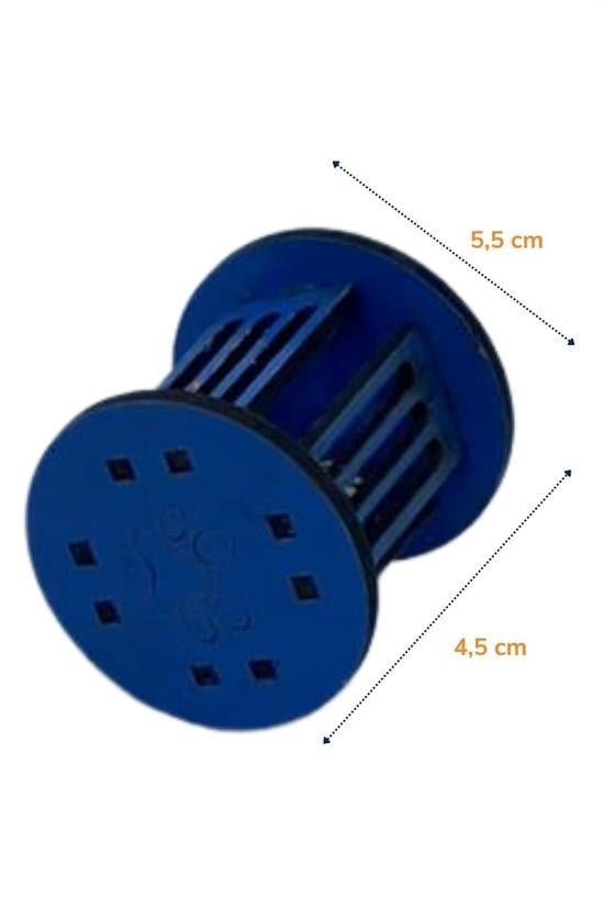 BUFFER®  Mini Silindir Eğlenceli Renkli Sağlam Küçük Pati İzi Şekilli Kedi Oyuncağı - UcuzaGeliyor