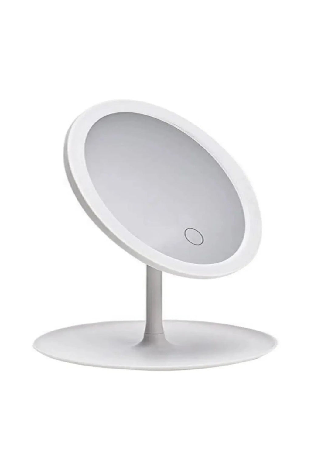 SONX  Dokunmatik Led Işıklı Usb Li Yuvarlak Masa Üstü Makyaj Aynası Makyaj Aynası Ledli