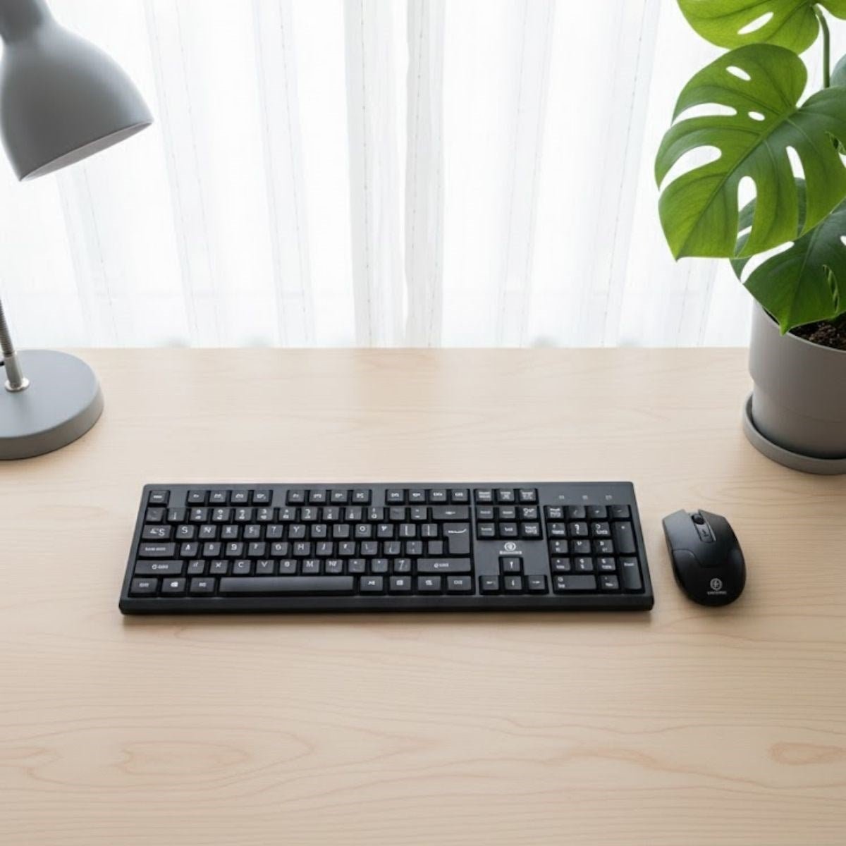 BUFFER® Kablosuz Q Klavye Mouse Seti Rahat Yazım, Sessiz Tuşlar, Ofis ve Ev Kullanımına Uygun Set YK7100 - UcuzaGeliyor