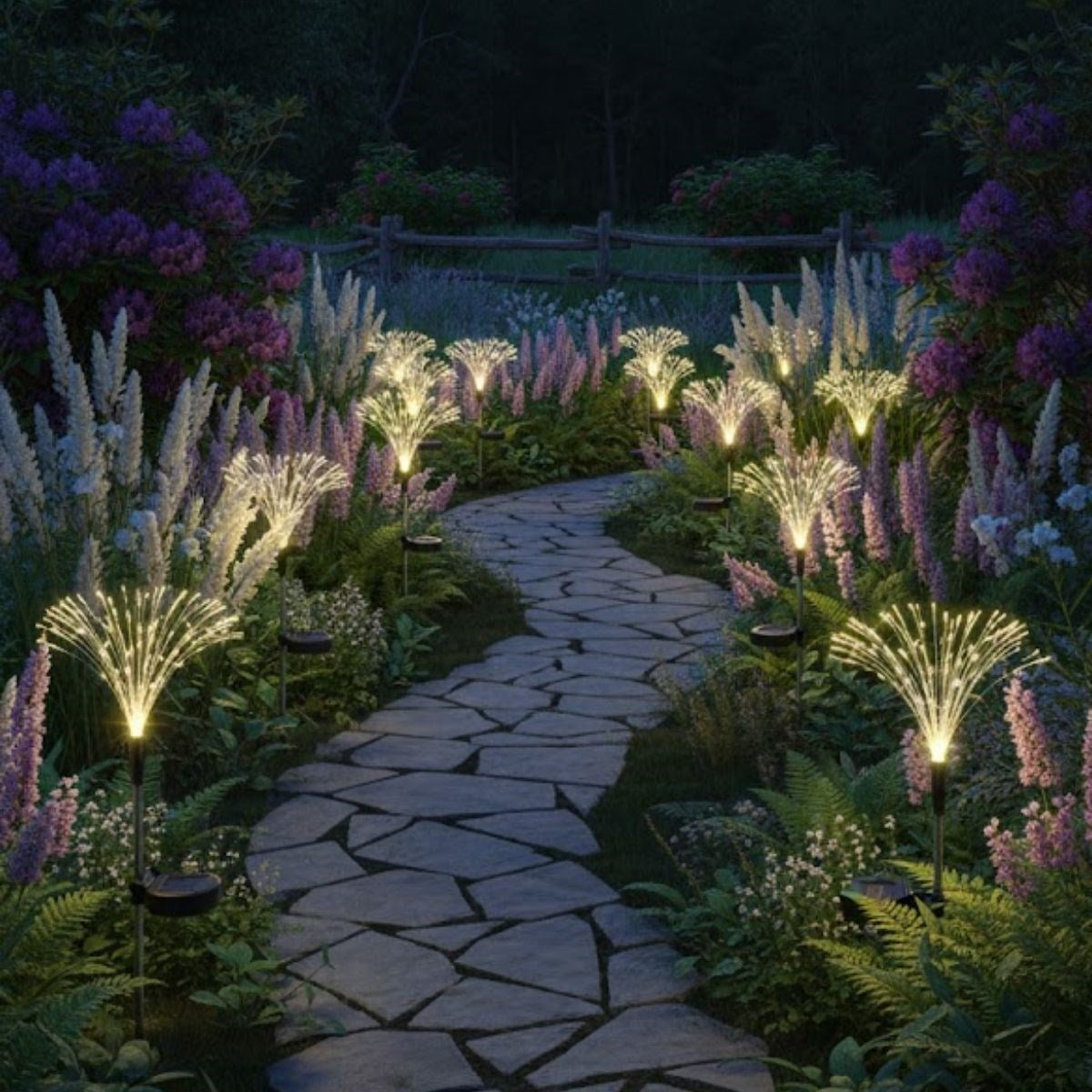 2 Adet Saçak Model Solar Bahçe Lambası - Güneş Enerjili LED Dış Mekan Aydınlatma, Otomatik Sensörlü Dekoratif Işık