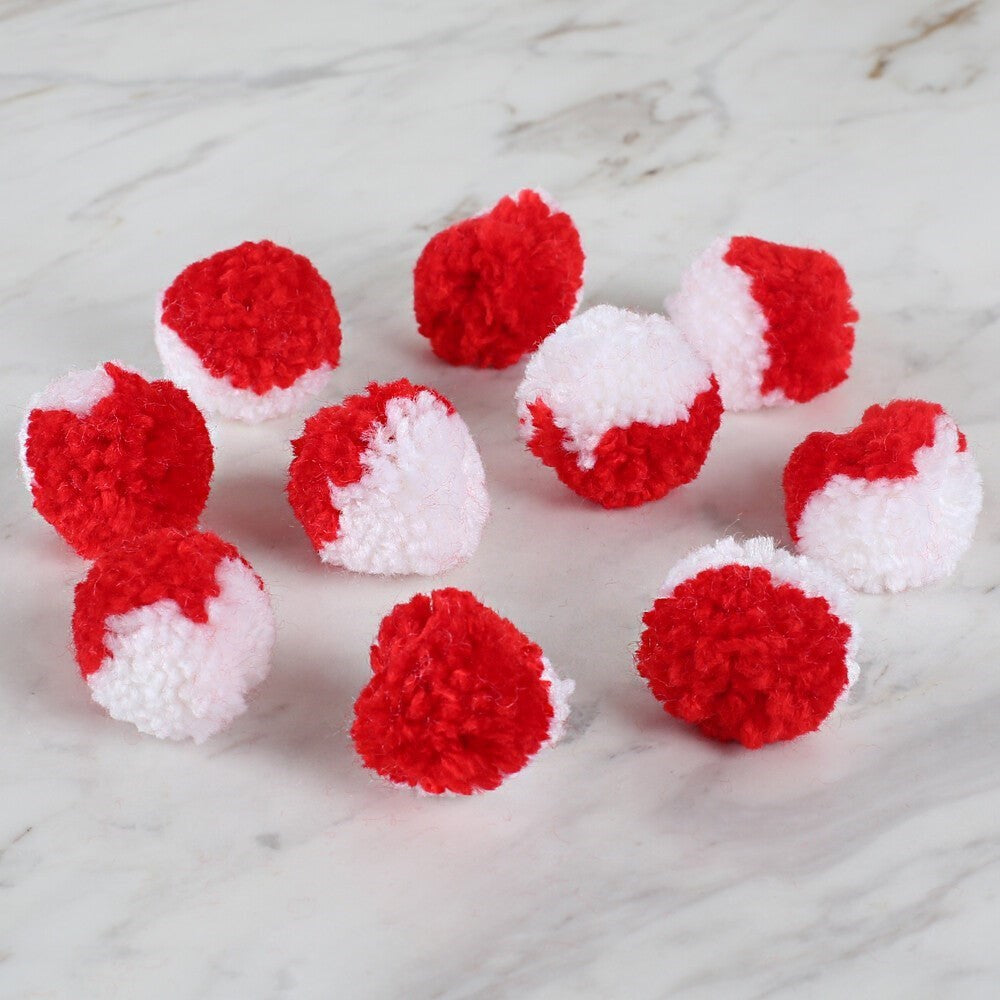 Kartopu İkiz Pompon - DU0001 - UcuzaGeliyor