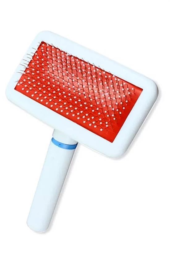 GENEL® Paslanmaz Evcil Hayvan Kedi Köpek Tüy Tarama Toplama Fırçası Kolay Temizlenir Bakım Aleti - UcuzaGeliyor