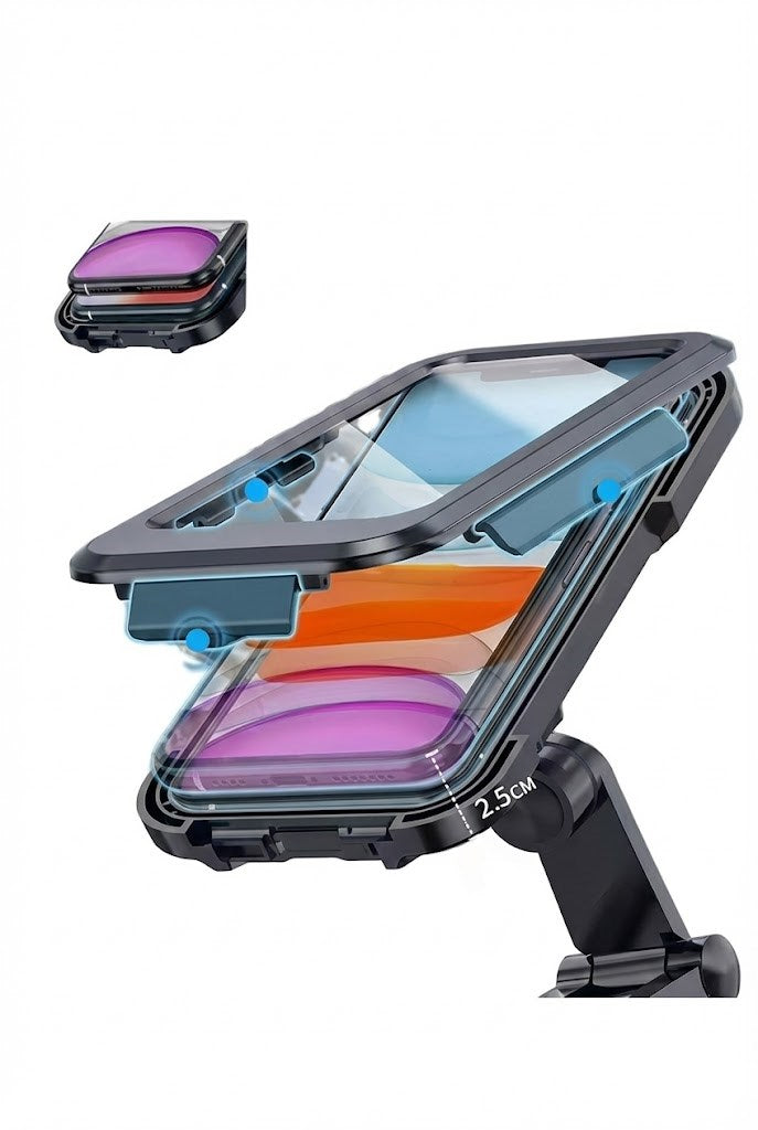 Motosiklet Bisiklet Su Geçirmez Manyetik Telefon Tutucu Gidon Navigasyon Kılıfı