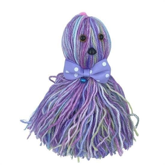 BUFFER® Ahtapot Şekilli Zilli Ve İpli Rengarenk Püsküllü Sevimli KediOyuncağı - UcuzaGeliyor