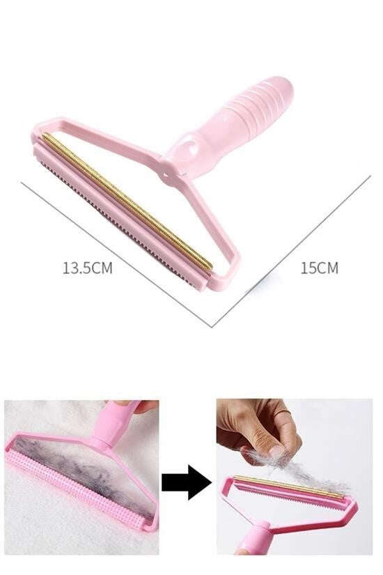 GENEL® Çift Taraflı Elbise Kazak Plastik Kumaş Tüy Alma ve Tiftik Temizleyici Toplayıcı Taşınabilir - UcuzaGeliyor