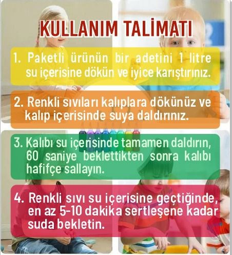 Magic Water Elf Aqua Gel oyun seti 5 renk jel şişe 6 kalıp