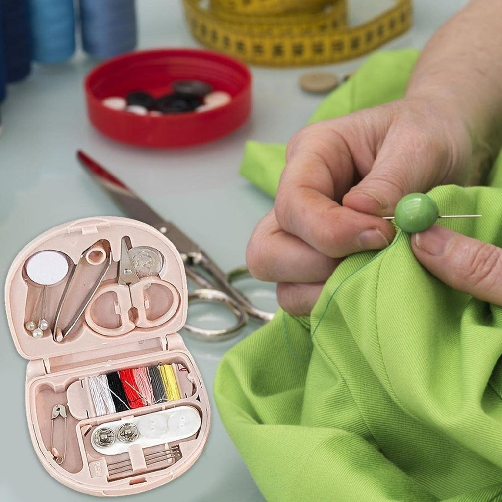 BUFFER® Çok Fonksiyonlu Mini Çanta Boy Seyahat Tipi Dikiş Seti