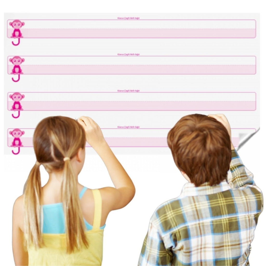 GENEL® Kılavuz Çizgili Akıllı Kağıt Yazı Tahtası Duvarda İz Bırakmaz Statik Yeni Müfredata Uygun 100x56cm - UcuzaGeliyor