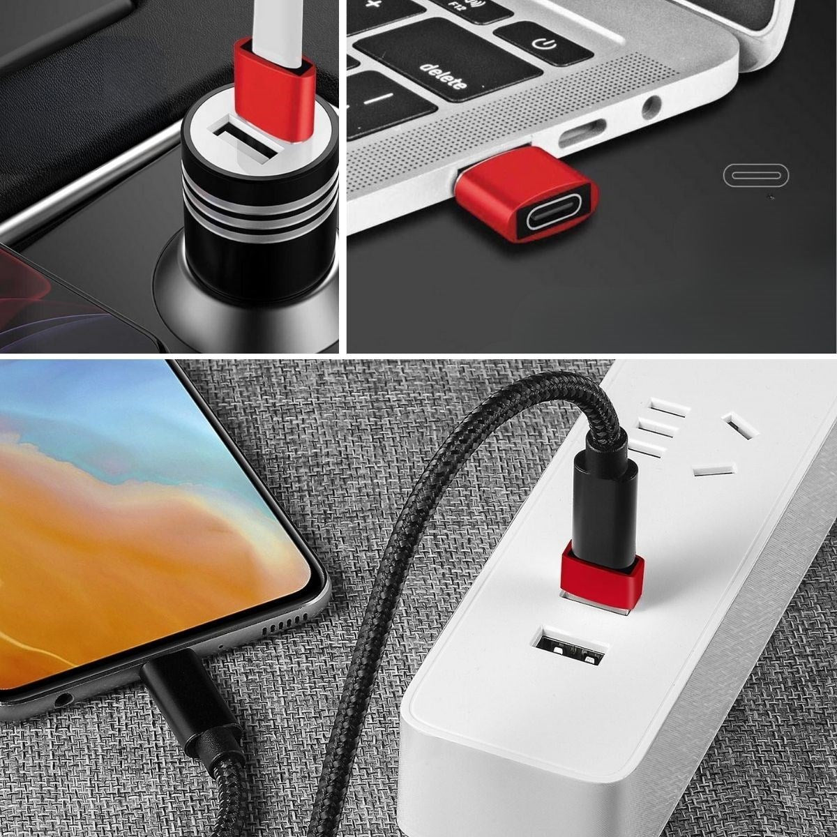 BUFFER® USB'den TYPE-C 'ye Dönüştürücü Adaptör Veri Aktarımı Sağlayıcı Şarj Data Çevirici
