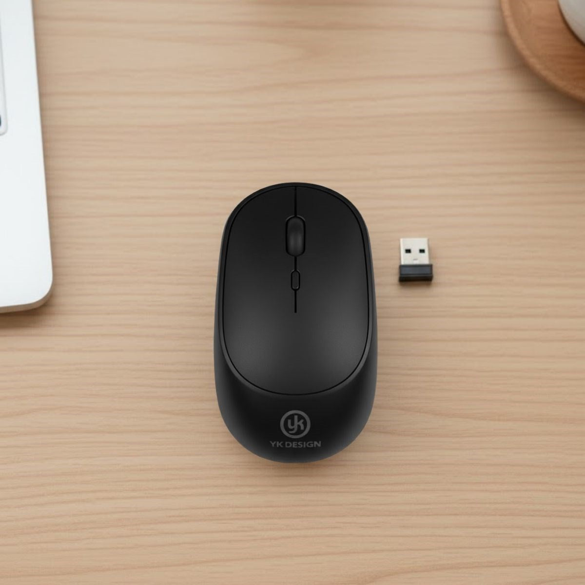 BUFFER® Siyah Renkli Ergonomik Sessiz Kablosuz Mouse - USB Alıcılı, Ofis ve Oyun İçin Konforlu Bilgisayar Faresi MS6310 - UcuzaGeliyor