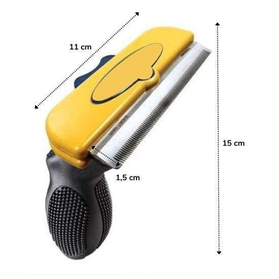 GENEL® Kedi ve Köpekler İçin Kısa Tüylü Köpek Tarağı Tüy Toplayıcı Tarak Large - UcuzaGeliyor