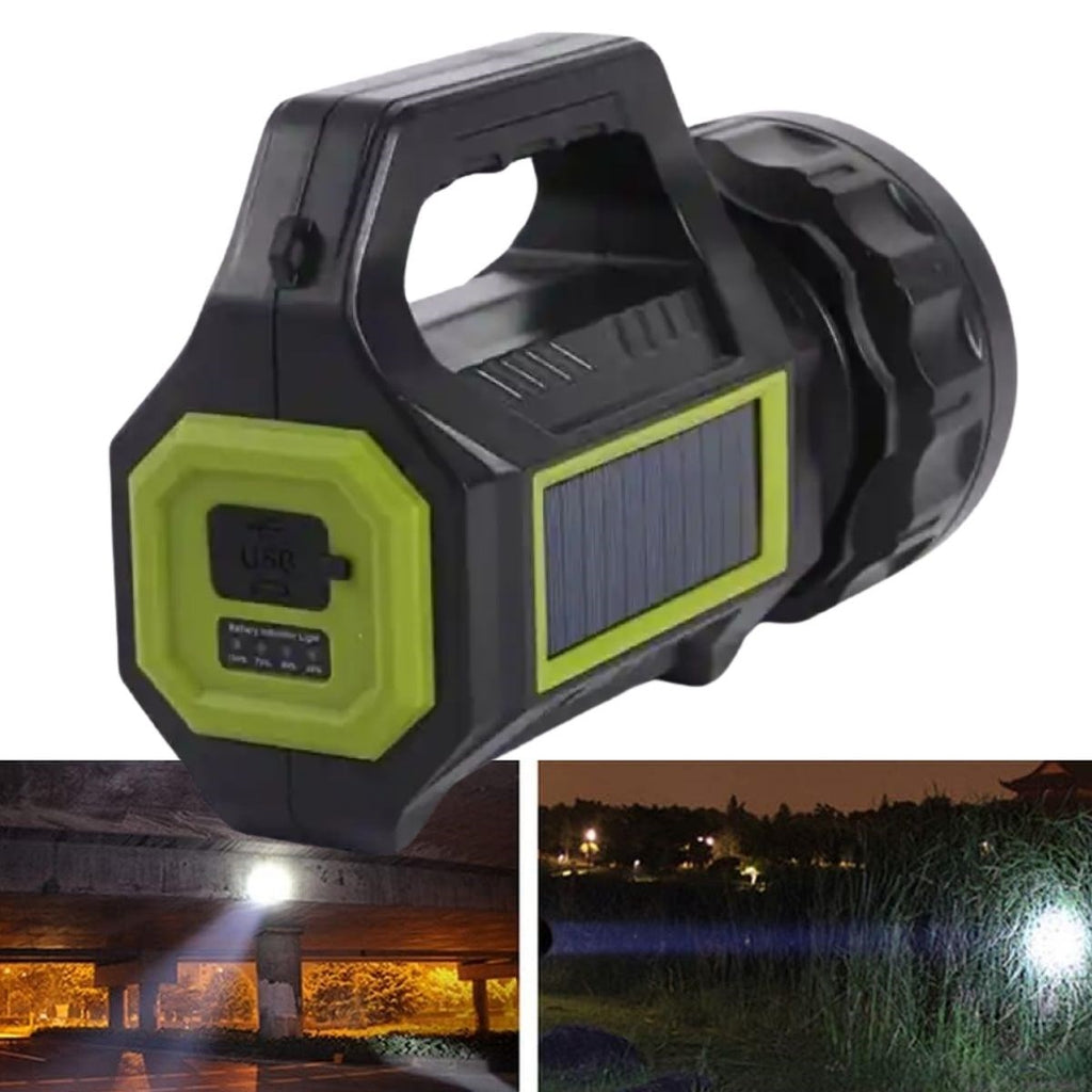 ucuzageliyor®  Şarjlı LED El Feneri 10W Taşınabilir Acil Durum Lambası USB Şarjlı & Yan COB Işıklı