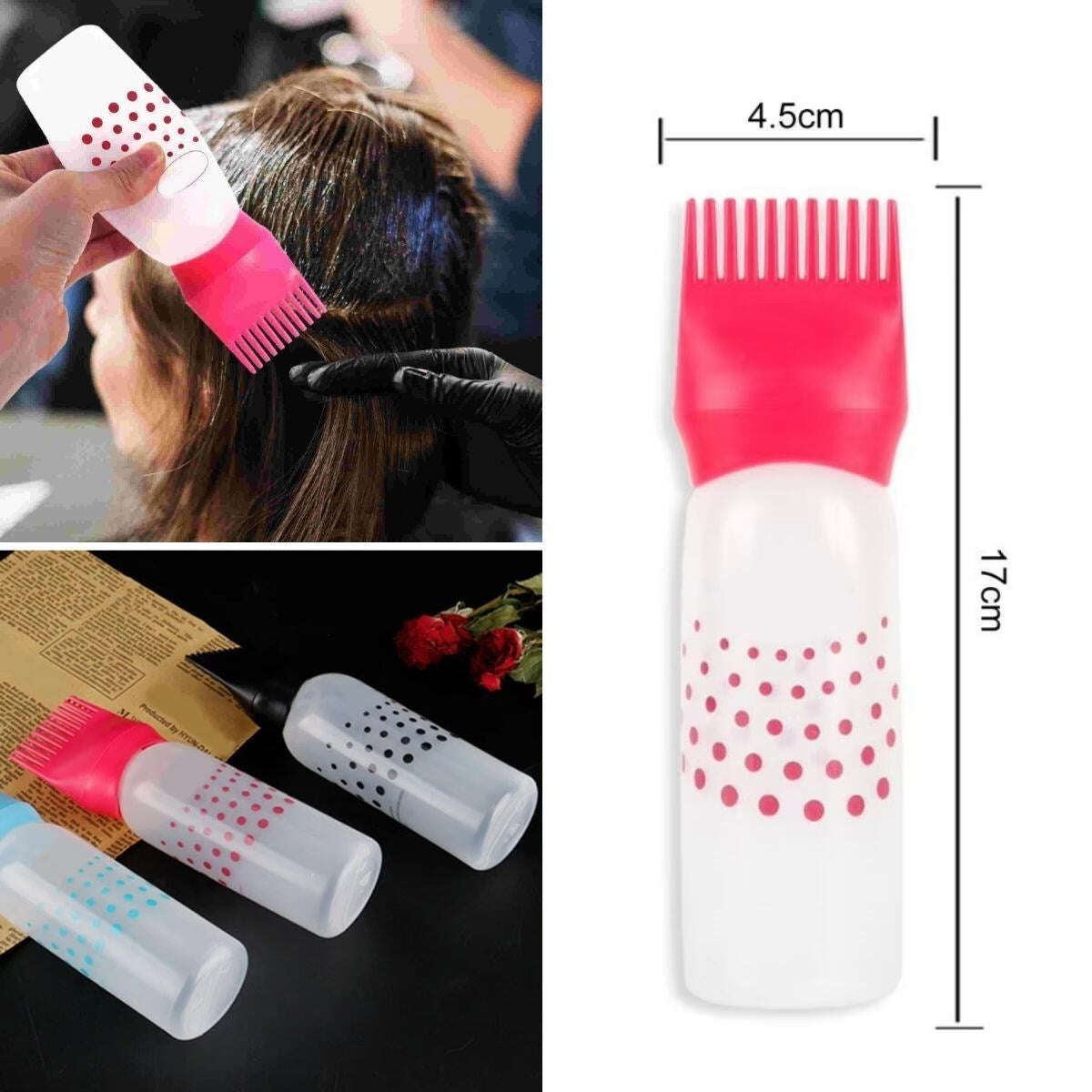 GENEL® Saç Boyama Aparatı Taraklı Saç Bakımı Krem Saç Yağı Uygulama Aparatı - UcuzaGeliyor