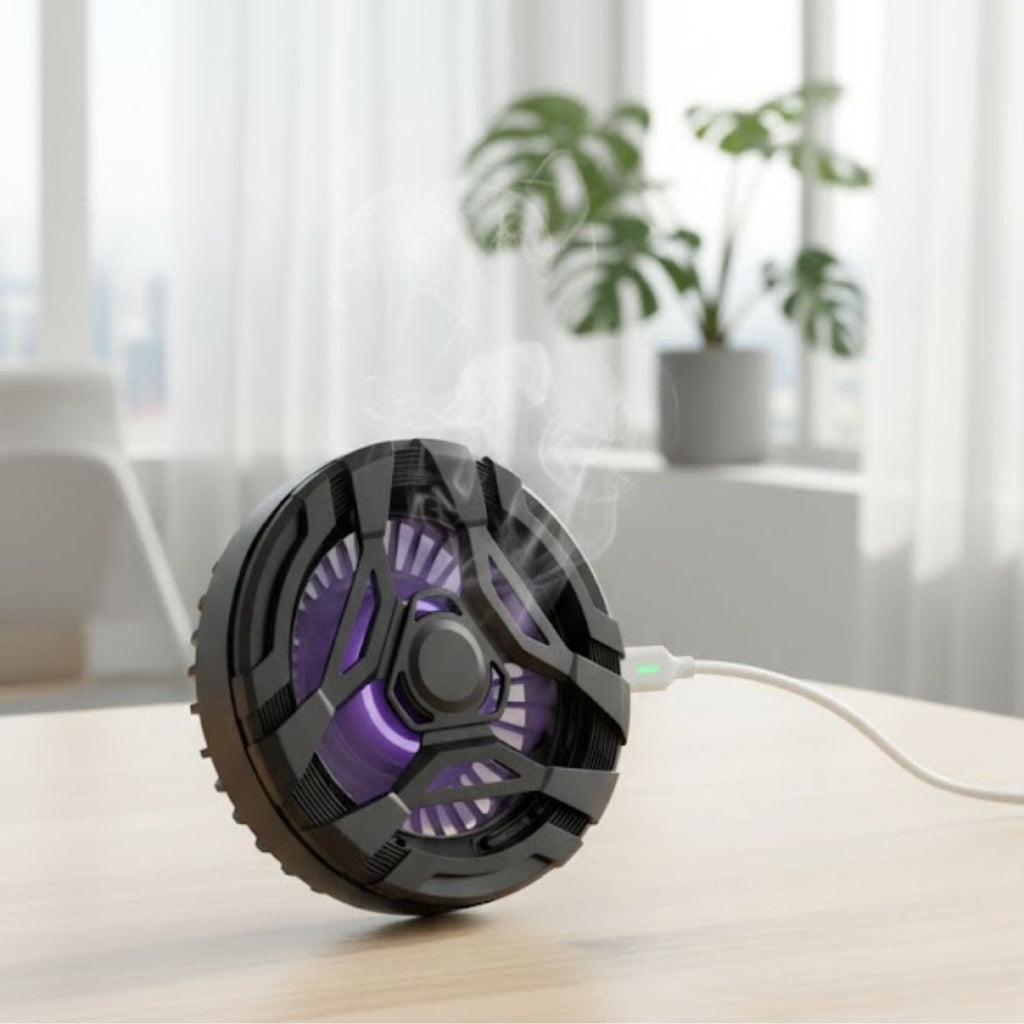 BUFFER® Manyetik Telefon ve Tablet Soğutucu - Güçlü Sessiz Fanlı, Hızlı Isı Dağıtıcı Mobil Cihaz Soğutma Aparatı S25 Radiator