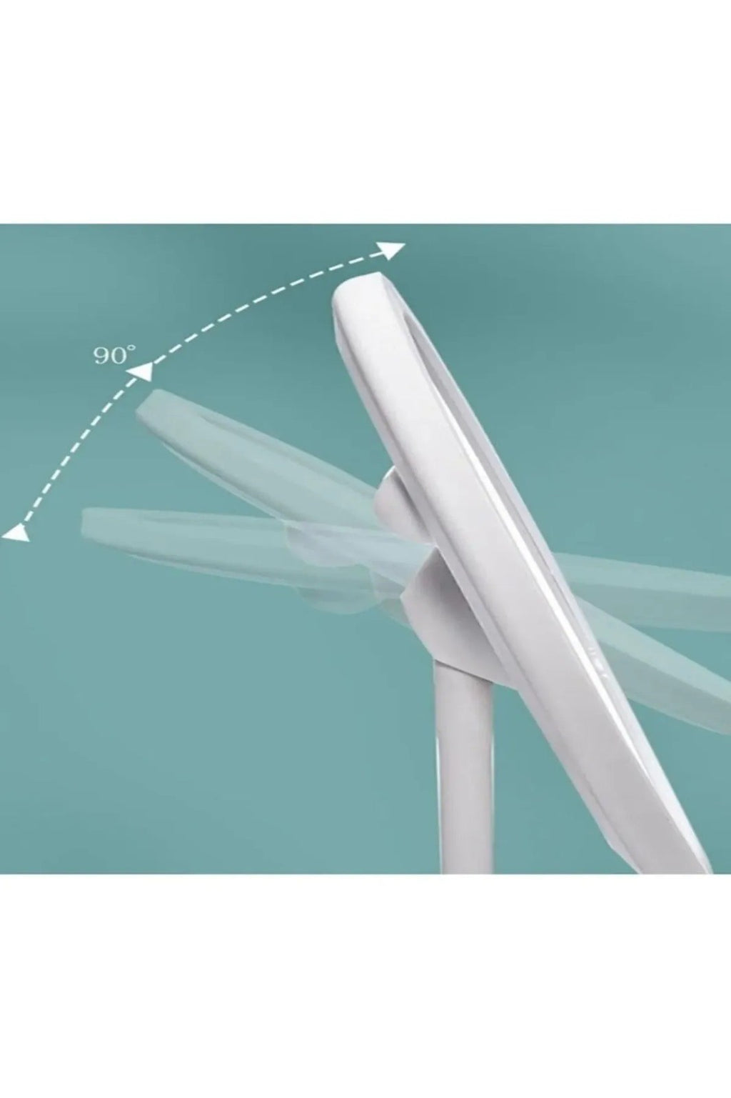 SONX  Dokunmatik Led Işıklı Usb Li Yuvarlak Masa Üstü Makyaj Aynası Makyaj Aynası Ledli