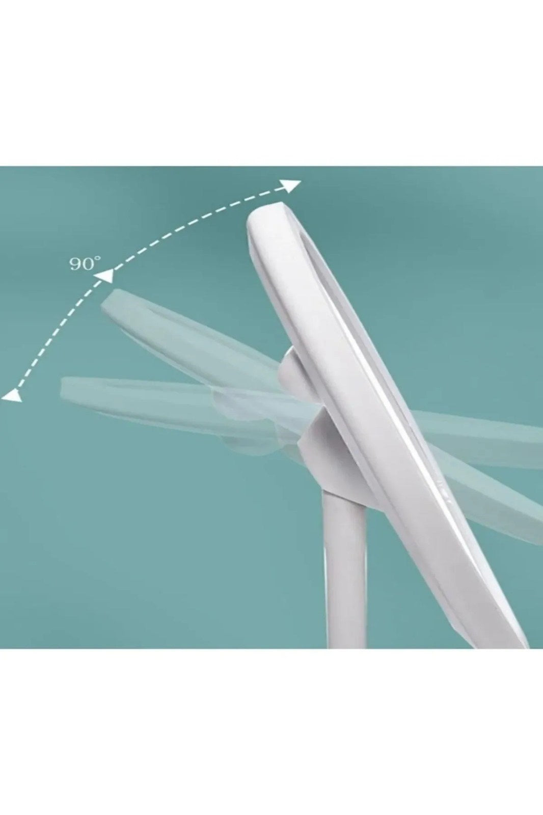 SONX  Dokunmatik Led Işıklı Usb Li Yuvarlak Masa Üstü Makyaj Aynası Makyaj Aynası Ledli