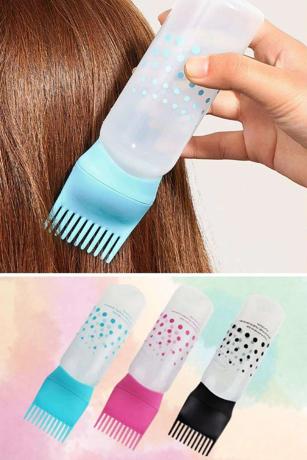 GENEL® Saç Boyama Aparatı Taraklı Saç Bakımı Krem Saç Yağı Uygulama Aparatı - UcuzaGeliyor