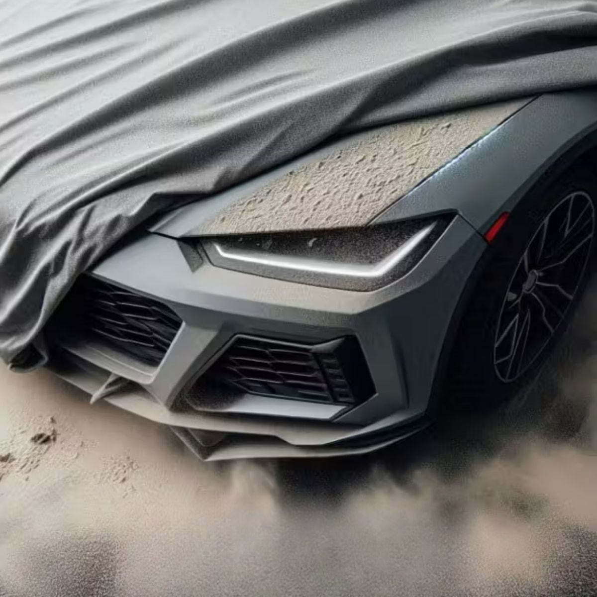 BUFFER® Su Geçirmez Yağmur,Kar,Dolu Koruyucu Sedan Araçlara Uyumlu Oto Araba Brandası-Araç Örtüsü