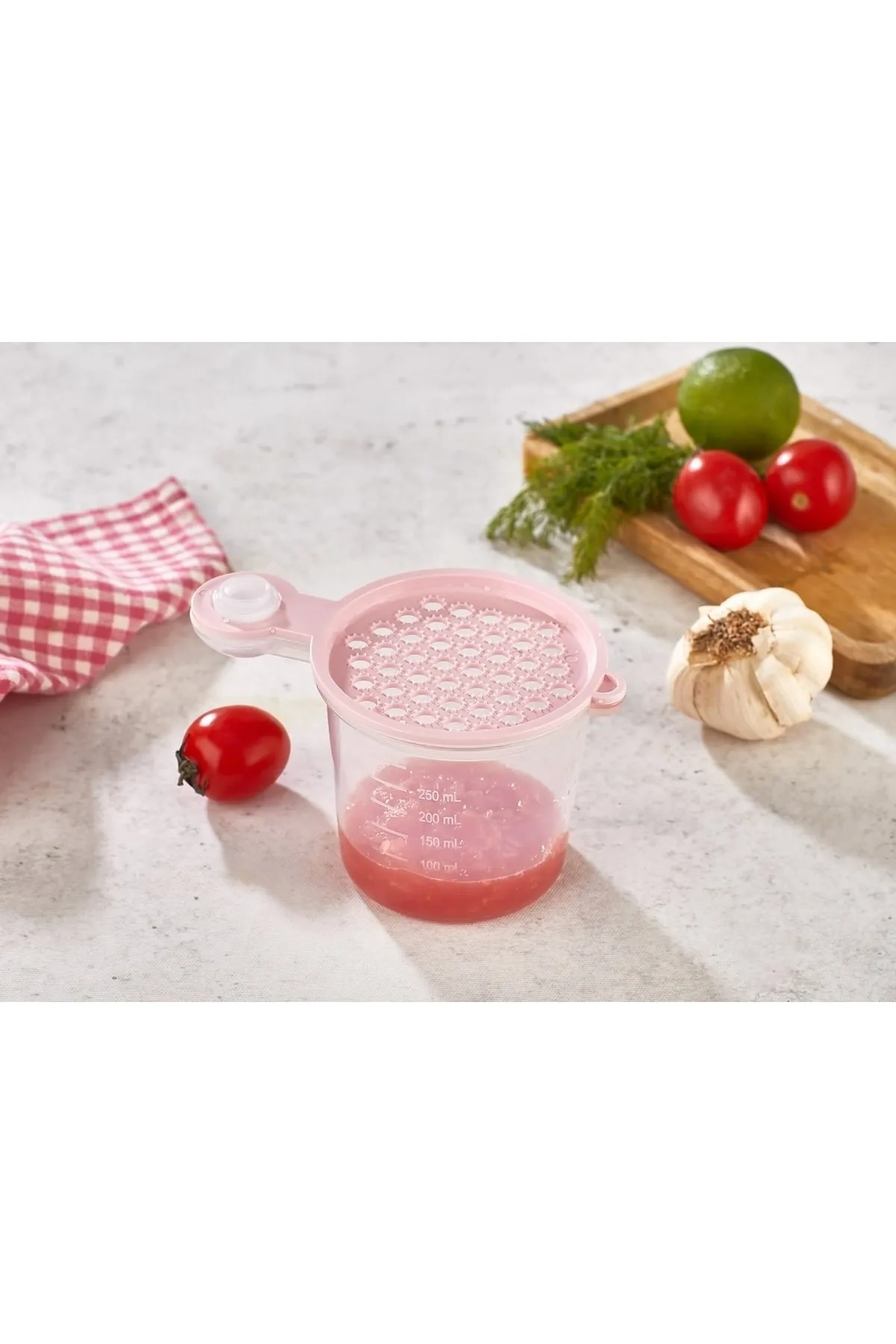 5 İn 1 Süzgeç - Huni - Limon Sıkacağı - Yumurta Akı Ayırıcı Hazneli Mutfak Aparatı