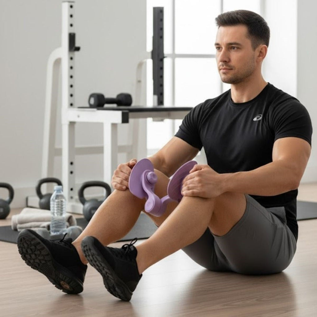 BUFFER® Bacak Arası İncelten Egzersiz Aleti - İç Bacak Sıkılaştırıcı, Pelvik Kas Güçlendirici Plastik Spor Aparatı - UcuzaGeliyor