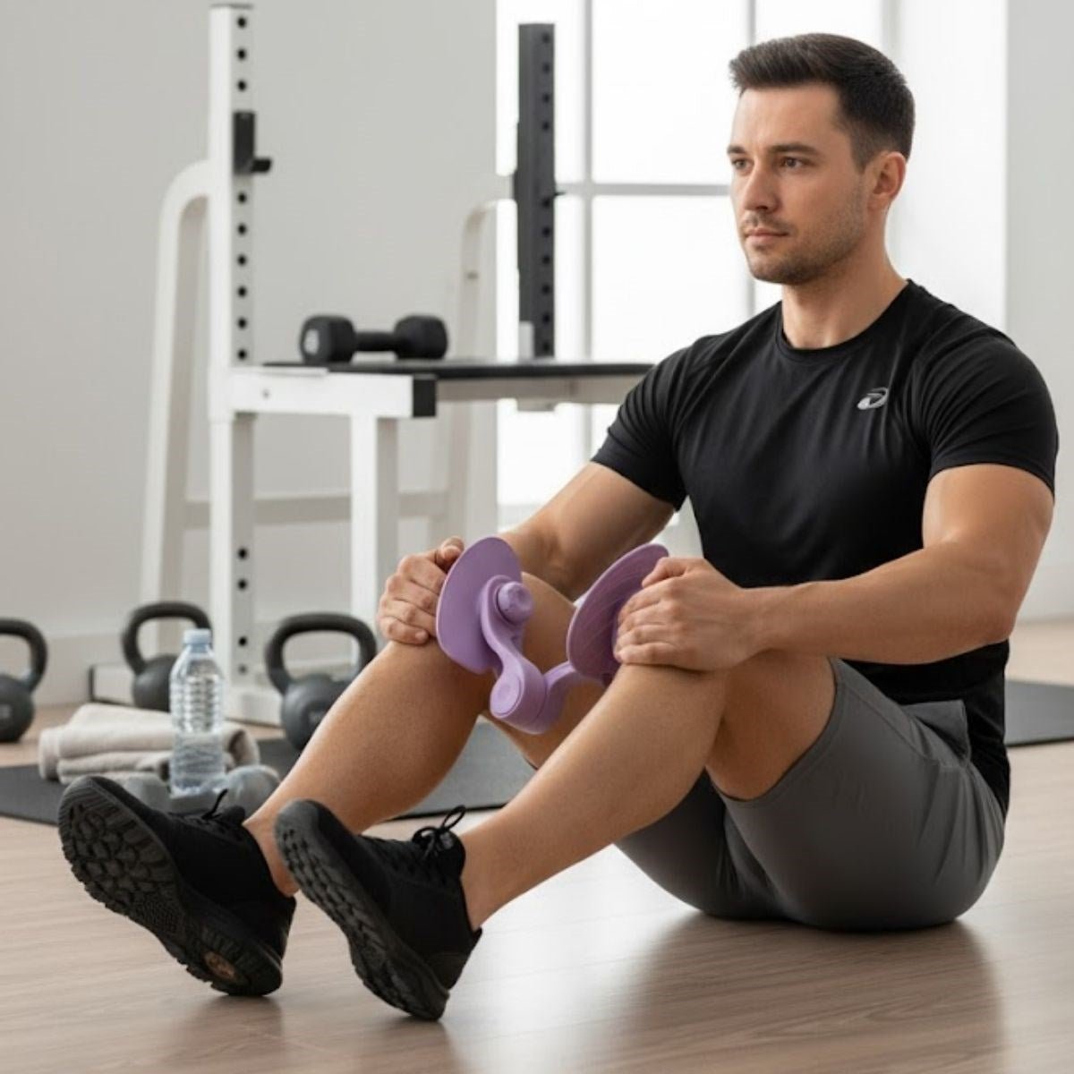 BUFFER® Bacak Arası İncelten Egzersiz Aleti - İç Bacak Sıkılaştırıcı, Pelvik Kas Güçlendirici Plastik Spor Aparatı - UcuzaGeliyor