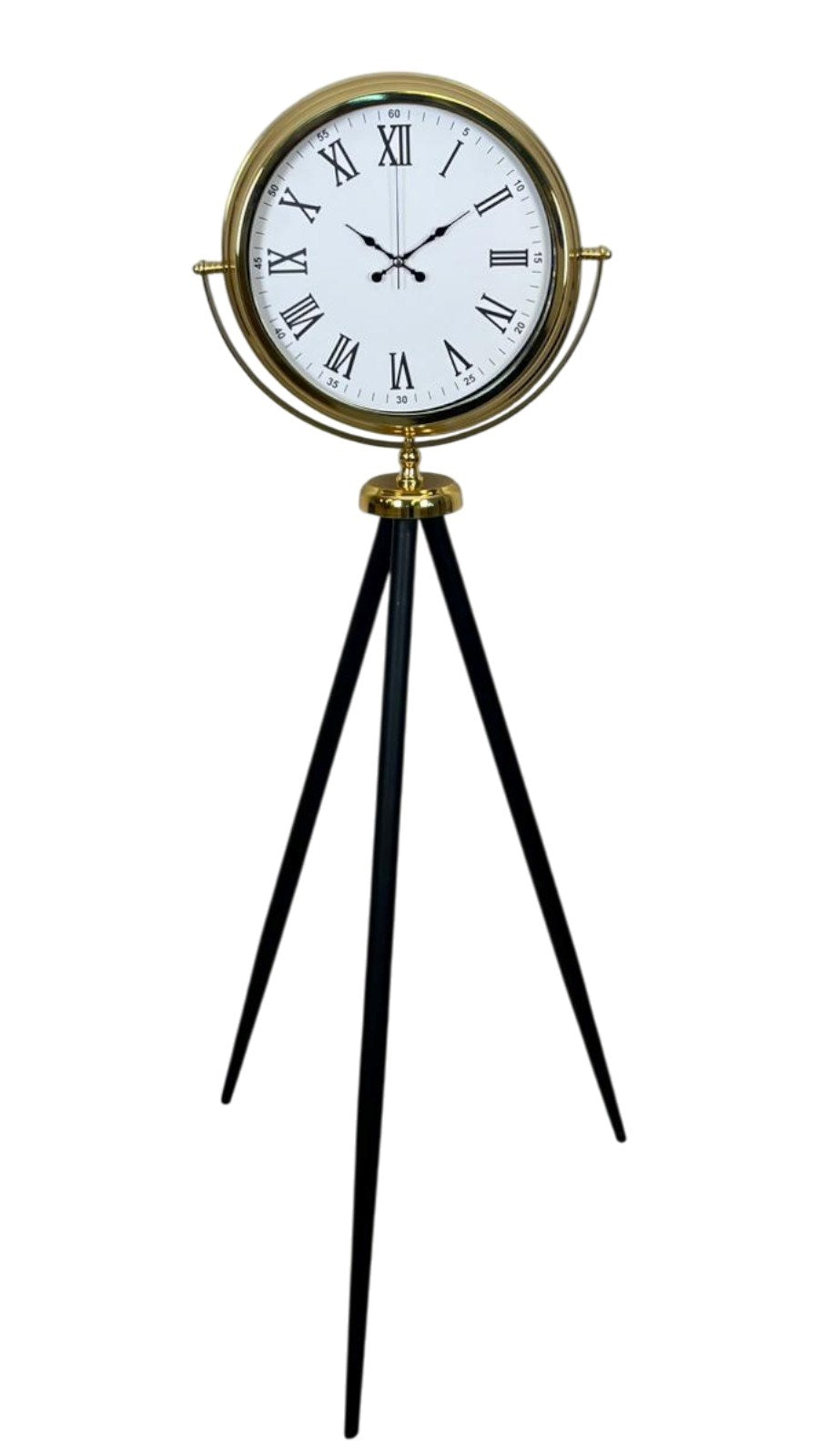 Gold Roma Rakamlı Lüks Tripod Ayaklı Saat