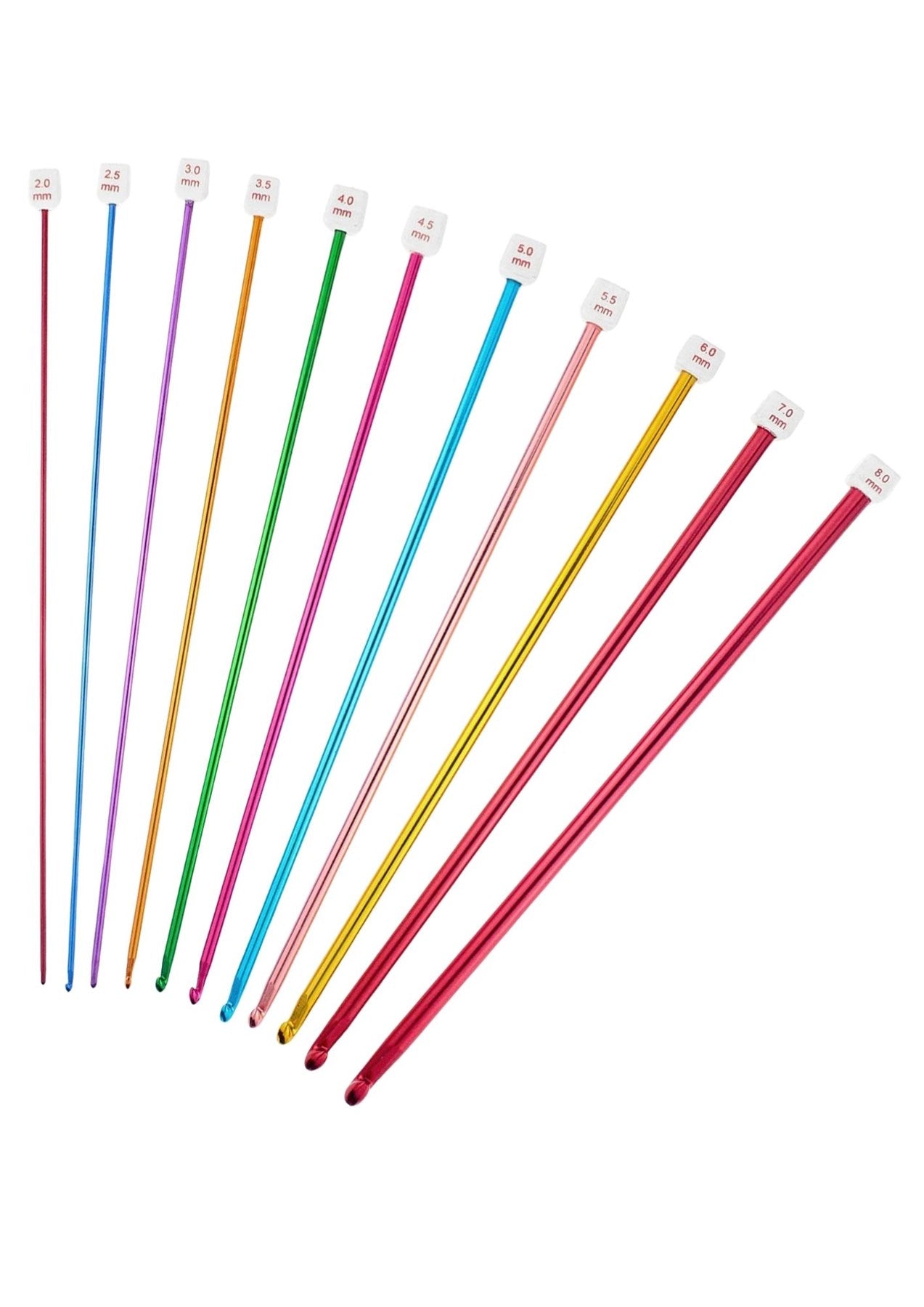 Örgü Tığ Metalize 25 cm  2 Numara