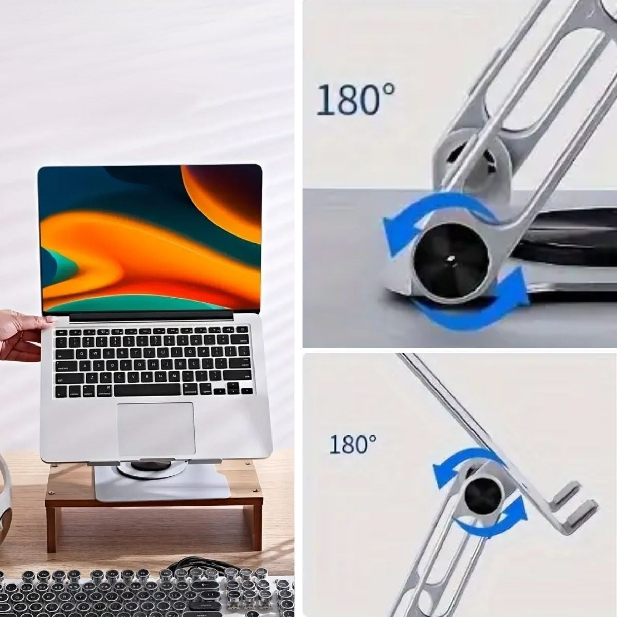 GENEL® 360 Derece Dönebilen Hava Aldıran Laptop Standı - UcuzaGeliyor