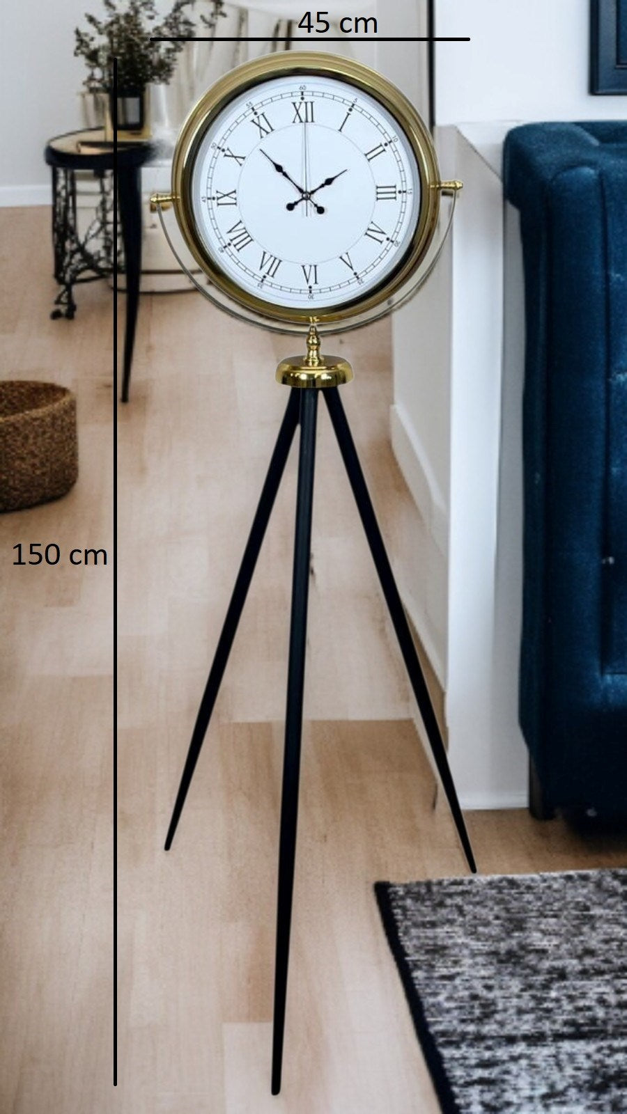 Regal Gold Tripod Ayaklı Saat